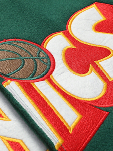 <b>Men</b> Wool Varsity <b>Jacket</b> Custom Embroidery Letterman <b>Jacket</b> Baseball Style College <b>Jacket</b> - Product Image 4