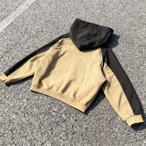Sweat à capuche en molleton 100% coton de haute qualité, surdimensionné, vente en gros, impression de logo personnalisé, broderie, sweats à capuche pour hommes - Product Image 3