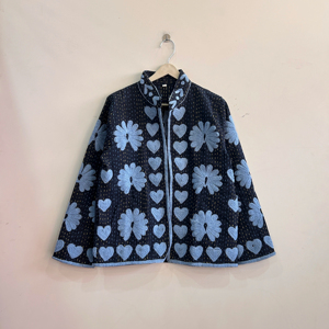 Ethnic Vintage <b>Kantha</b> <b>Jacket</b> Embroidered Suzani Cotton Indian <b>Jacket</b> For Women - Product Image 1