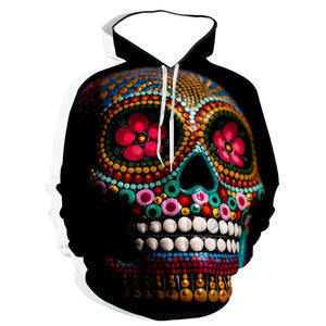 Sudaderas con Capucha 100% Algodón, Invierno, Estampado Digital Sólido, Unisex - Product Image 4