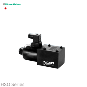 Vanne à solénoïde série HSO Hirose du Japon pour systèmes hydrauliques, grand débit, haute pression, solénoïde CC officiel, légère - Product Image 3