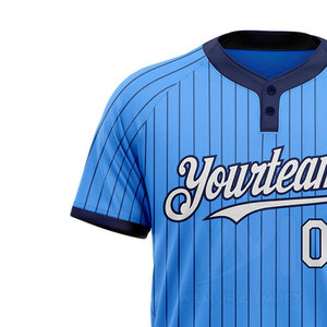 Dernier style, service OEM, maillot de baseball à deux boutons, vente en gros, concevez votre propre maillot de baseball à deux boutons à prix abordable - Product Image 5
