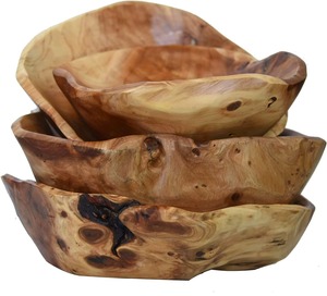 Creative <b>Retro</b> Wooden Bowl Root Carving Furniture <b>Decoration</b> Handmade Natural Solid Wood Candy Bowl - Product Image 3