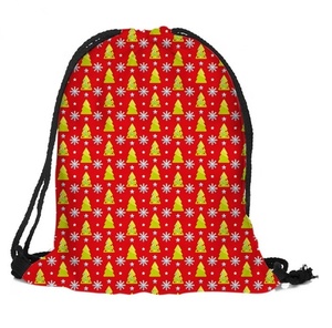 Sac à cordon en coton avec Logo imprimé personnalisé, sac en toile pour bijoux, sac à linge de noël, sacs à cordon en coton pour la vente en gros - Product Image 1