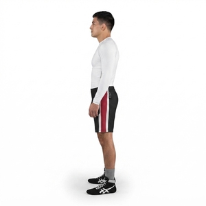 Custom Designed MMA Fight <b>Shorts</b> Polyester Spandex <b>Grappling</b> Trunks Combat Sports Training OEM Sialkot Boxing <b>Shorts</b> Athletic - Product Image 3