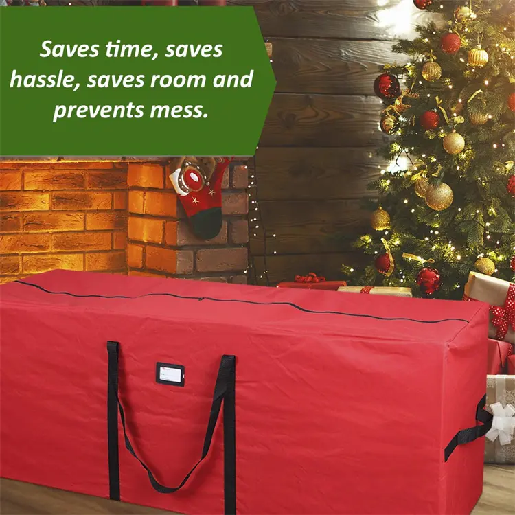 Portable Collapsible Stool Outdoor Patio Cushion Christmas Wreath Tree Storage Bag
