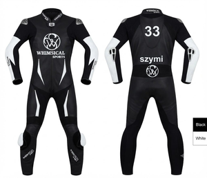ชุดแข่งรถมอเตอร์ไซค์ Unisex Ramaha Elite MotoCP แบบจั๊มสูท/ชุดหนังวัวแท้/หนังจิงโจ้พรีเมียม พร้อมแผ่นยืดหยุ่น - Product Image 1