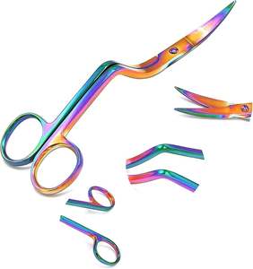Tijeras de Bordado Curvas con Mango Incurvado de 6 Pulgadas, Aprobadas por ISO, para Bordado a Máquina |   Tijeras Curvas Dobles para Coser y Bordar - Product Image 1