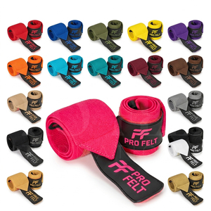 Bandes de poignet personnalisées pour la musculation, l'entraînement de force, le levage de poids lourds, le soutien en salle de sport, les sangles de poignet élastiques, l'équipement de fitness et de powerlifting - Product Image 1