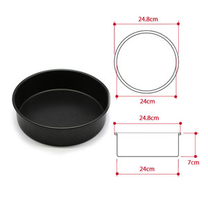 Molde Redondo Alto para Pastel de 24 cm, Tamaño Comercial para Panadería, Antiadherente de PTFE, Apto para Horno, Acero Laminado en Frío, Fabricado en Corea - Product Image 6
