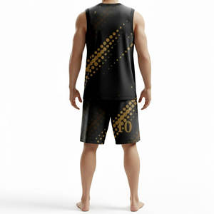 Conjunto de Baloncesto de Verano Personalizado, Transpirable, de Dos Tonos, con Nombre y Número Sublimados, Uniforme de Baloncesto Deportivo - Product Image 3