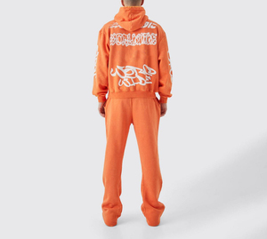 Survêtement homme imprimé en relief respirant et confortable, très tendance, dernières créations, manches longues - Product Image 2