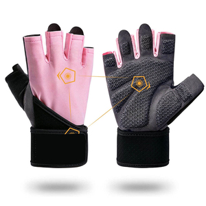 Unisex High Quality Gym <b>Gloves</b> Customized Full & Half Finger Design in Solid Colors for Men & Women Weightlifters <b>Gloves</b> - Product Image 2