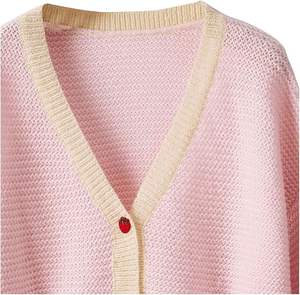 Suéter de Punto Elegante para Mujer - Cuello en V, Suave y Cálido para Invierno - Jersey de Punto Femenino de Color Sólido y Estilo Moderno para Otoño 2026, Transpirable - Product Image 5