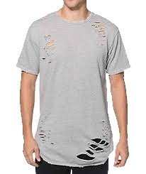 T-shirt décontracté personnalisé pour homme, effet vieilli, haute qualité, délavé à l'acide, vintage, respirant, 100% coton, tissu toile, prix abordable - Product Image 4