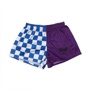 Pantalones Cortos de Rugby Personalizados con Nuevo Diseño, Estampado Personalizado AU Footy, 100% Poliéster Antibacterial, Cintura Elástica, Logotipo y Color Personalizados - Product Image 6