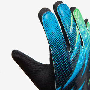 Adjustable Breathable <b>Waterproof</b> PU Leather <b>Kids</b> Goalkeeper <b>Gloves</b> with Hook Loop Closure Customizable Design Wholesale Price - Product Image 4