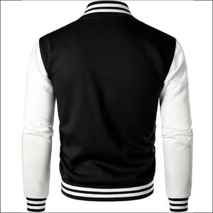 Chaqueta Varsity Personalizable para Hombre OEM, Nuevo Diseño de Moda con Estilo Holgado, Bordado, Impresión Puff y Técnicas de Chenille - Product Image 3