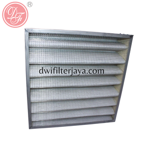 Filtro de Panel Primario Plegado de Fibra Sintética G4, Marco de Acero Galvanizado, Aluminio y Acero Inoxidable, Temperatura Máxima 150F, Nuevo, Gran Venta - Product Image 5