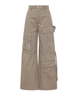 Pantalon cargo pour femme, coupe ample confortable, taille haute, multi-poches, pantalon décontracté, streetwear, bas de tenue tendance - Product Image 4