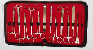 Kit d'instruments chirurgicaux professionnels SureMed Instruments de 13 pièces pour la pratique de la suture, pour étudiants en médecine, en acier inoxydable allemand - Product Image 3