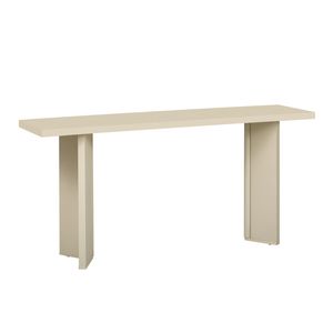 Consolle U_STYLE in impiallacciatura di pino con eleganti gambe geometriche per soggiorno, studio e sala da pranzo - Product Image 4
