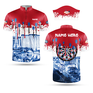 High Quality Breathable 3D Sublimation <b>Baseball</b> Jersey Sportswear Customized Quarter-Zip T-Shirt Wholesale - Product Image 1