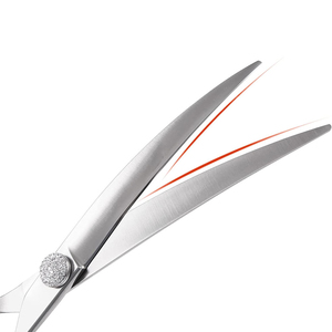 Pet Curved <b>Dog</b> Grooming Sharp Blade Stainless Steel <b>Scissors</b> - Product Image 3