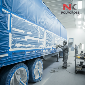 Lona de Cobertura para Camiones, Resistente al Agua, Protección UV, para Almacenamiento a Largo Plazo en Exteriores, para Exportación - Product Image 1