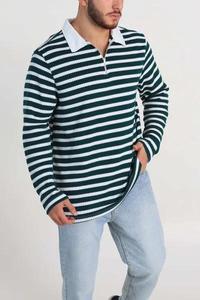 Men's Solid Knitted Pullover Long Sleeve O-Neck Waterproof Sweater Autumn Wear Green <b>White</b> Top - Product Image 5