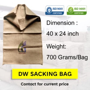 Sacos de yute de calidad alimentaria de 40x24 pulgadas, 700g, 50kg, personalizables, al por mayor, Goodman Global Bangladesh - Product Image 2