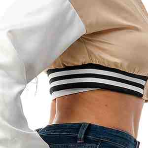 Blouson de baseball court en laine coupe-vent pour femme, haute qualité, le plus populaire de 2026, personnalisable - Product Image 2