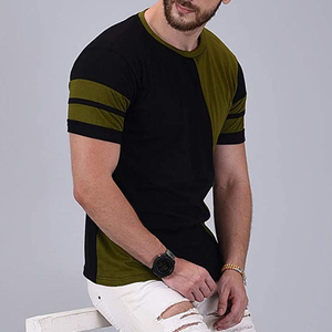 Professional Manufactures Best Selling <b>Men</b> Solid Jersey Blank Customizable Quick Dry <b>Summer</b> Casual <b>T</b> <b>Shirts</b> Good Price for - Product Image 2