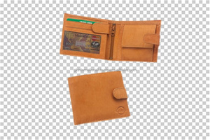 กระเป๋าสตางค์ผู้ชายแบบพับสองช่องมีช่องใส่เหรียญกระเป๋าสตางค์แฟชั่นของผู้ชาย RFID - Product Image 2