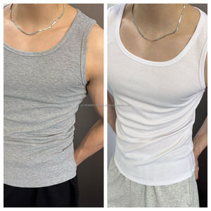 Pack of 3 Men's tank <b>Tops</b> Fashion Solid Color <b>Vests</b> Men's Muscle Gym Workout Stringer tank <b>Tops</b> Bodybuilding - Product Image 4