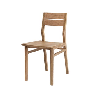 Silla de Jardín Moderna de Madera de Teca, Asiento de Comedor de Madera Maciza, Muebles de Exterior para Hotel, Villa, Patio - Product Image 1