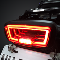 Luces traseras LED para motocicleta, cubierta de humo de freno con luz para HONDA CT125, 2017