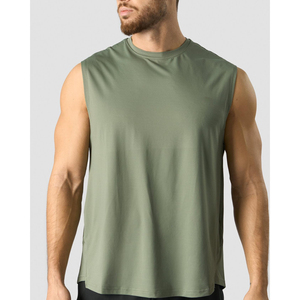 Camiseta Deportiva de Secado Rápido para Hombre, para Gimnasio, Fitness, Running, Ajustada, Transpirable, Elástica, Ropa Deportiva Activa - Product Image 3