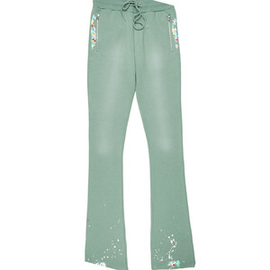 Ensemble sweat à capuche et jogging brodé pour homme, en coton vert clair, coupe classique, collection printemps, produit de haute qualité - Product Image 3