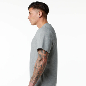Camiseta Oversize de Algodón para Hombre, de Alta Calidad, Hombros Caídos, Corte Holgado, Estilo Casual Urbano, Tallas Grandes - Product Image 5