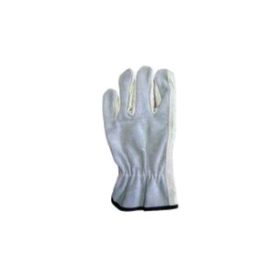 EN420 Certified Leather Driver Safety Gloves Elastic Wristlet Durable Abrasion Resistant Fire <b>Proof</b> Anti-Impact Level 3 <b>10</b> Inch - Product Image 5