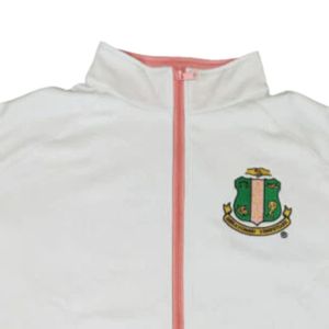 White Elite Track <b>Jacket</b> Women's <b>Zip</b> <b>Up</b> Sports <b>Jacket</b> Casual Athletic Training Outerwear Fashion Activewear Team Wear - Product Image 3