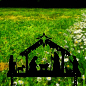 Luci Natalizie da Esterno CIFbuy, Proiettore Impermeabile in Metallo con Scena della Natività, Decorazione Natalizia con Servizio di Ritiro - Product Image 2