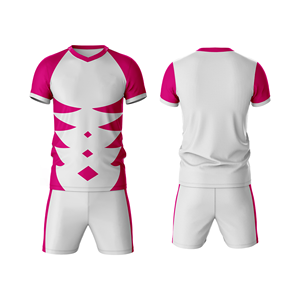 Conjunto de Uniforme de Rugby Personalizado por Sublimación para Hombre, 100% Poliéster, Informal, Personalizado, Jersey y Pantalones Cortos con Estampado OEM, Ropa Deportiva a Juego para Equipo - Product Image 1