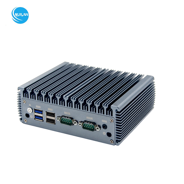 Manufacturer 8 USB Win10 11 2DDR4 6 COM 2 Lan Prot Ubuntu Dual Lan 2 Ethernet Linux PC Fanless Industrial Mini PC