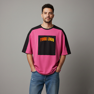 Camiseta de Hombre de Alta Calidad, con Logotipo Impreso en DTF Personalizado, 100% Algodón, Gruesa, Ecológica, Transpirable, de Secado Rápido, Corte Holgado, Estilo Hip - Product Image 3