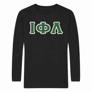 Iota Phi Lambda Sorority Black Long Sleeve Shirt Greek Letter Apparel Womens Casual Crewneck <b>Top</b> Premium Quality Wear - Product Image 5