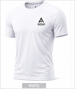 เสื้อยืดกีฬาแขนสั้นทรงเข้ารูปสำหรับผู้ชาย พรีเมียม ผลิตจากผ้าฝ้าย 100% เป็นมิตรต่อสิ่งแวดล้อม ดีไซน์ปรับแต่งได้ เสื้อฝึกซ้อมกีฬาแบบดิจิทัล - Product Image 1