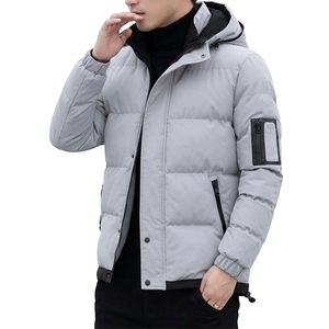 Custom Mens Reversible Puffer Jacket Winter Warm Padded <b>Coat</b> Fashion Streetwear Outerwear OEM Wholesale Factory - Product Image 1