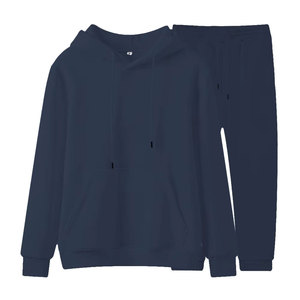 Traje de entrenamiento de poliéster 100% transpirable para hombre, personalizado OEM 2025, con cuello alto y media cremallera, para otoño - Product Image 3
